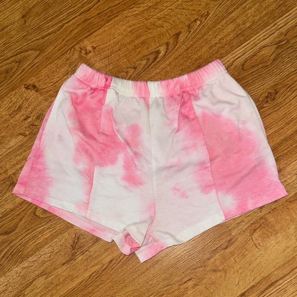 SHEIN Pink Tie-Dye Women's Shorts